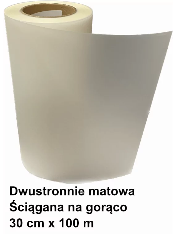 DTF Film 30 cm x 100 m Hot Peel, double-sided matte