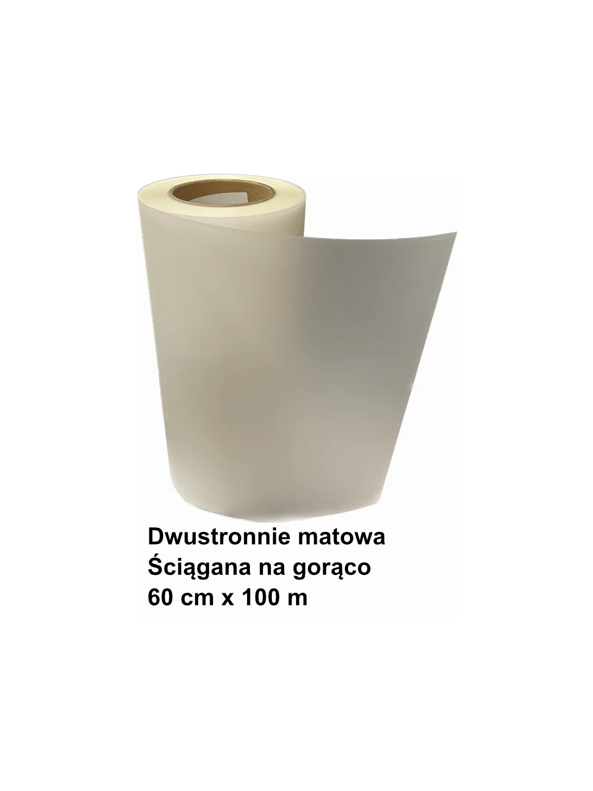DTF Film 60 cm x 100 m Hot Peel, double-sided matte