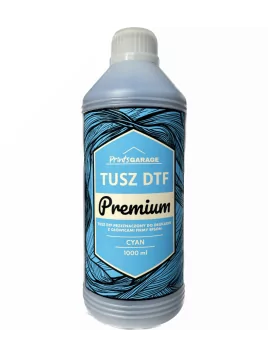 Tusz DTF Premium Cyan Etykieta przód