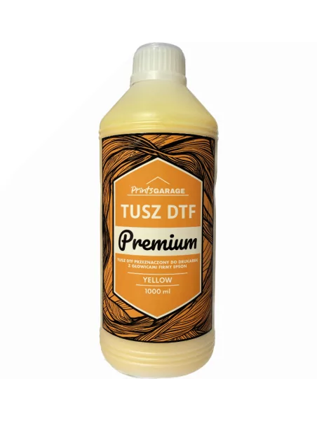 DTF Ink Premium Yellow label front